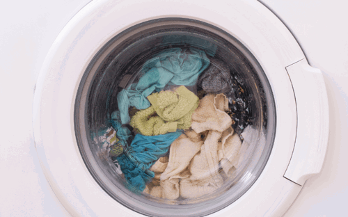 Full load of laundry