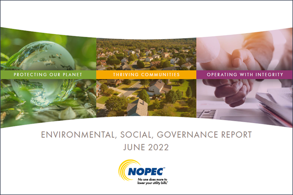 NOPEC Environmental, Social, and Governance (ESG) Report 2022